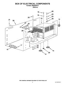 05 - Box Of Electrical Components parts for Maytag Washer MFS25PDFTS / from AppliancePartsPros.com