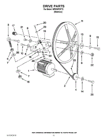 10 - Drive Parts parts for Maytag Washer MFS25PDFTS / from AppliancePartsPros.com