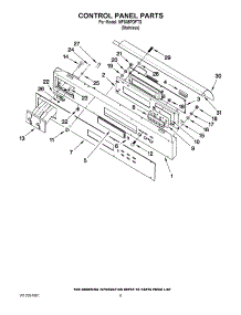 04 - Control Panel Parts parts for Maytag Washer MFS35PDFTS / from AppliancePartsPros.com