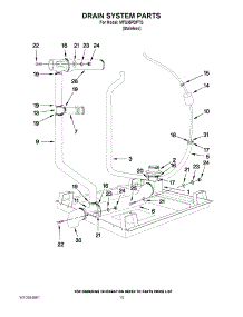 08 - Drain System Parts parts for Maytag Washer MFS35PDFTS / from AppliancePartsPros.com