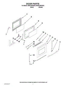 05 - Door Parts parts for Maytag Range MGR5765QDB32 / from AppliancePartsPros.com