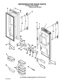 04 - Refrigerator Door Parts parts for Maytag Refrigerator MFT2771WEM3 / from AppliancePartsPros.com