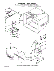 02 - Freezer Liner Parts parts for Maytag Refrigerator MFT2771XEM0 / from AppliancePartsPros.com
