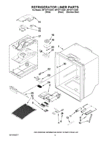 03 - Refrigerator Liner Parts parts for Maytag Refrigerator MFT2771XEW1 / from AppliancePartsPros.com