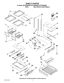 06 - Shelf Parts parts for Maytag Refrigerator MFT2976AEM00 / from AppliancePartsPros.com