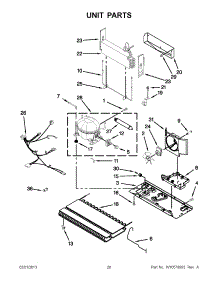 10 - Unit Parts parts for Maytag Refrigerator MFX2570AEB4 / from AppliancePartsPros.com