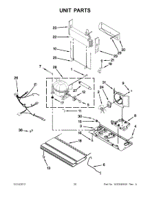 10 - Unit Parts parts for Maytag Refrigerator MFX2570AEM3 / from AppliancePartsPros.com