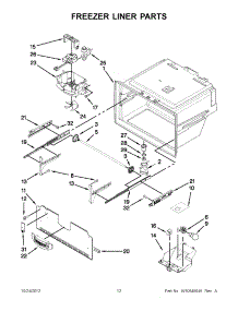 06 - Freezer Liner Parts parts for Maytag Refrigerator MFX2570AEW3 / from AppliancePartsPros.com