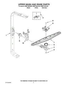 07 - Upper Wash And Rinse Parts parts for Maytag Dishwasher MDB7749AWS0 / from AppliancePartsPros.com
