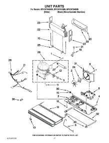 09 - Unit Parts parts for Maytag Refrigerator MFX2570XEB0 / from AppliancePartsPros.com