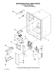02 - Refrigerator Liner Parts parts for Maytag Refrigerator MFX2571XEM2 / from AppliancePartsPros.com