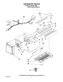05 - Icemaker Parts parts for Maytag Refrigerator MFX2571XEM2 / from AppliancePartsPros.com