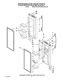 07 - Refrigerator Door Parts parts for Maytag Refrigerator MFX2571XEW1 / from AppliancePartsPros.com