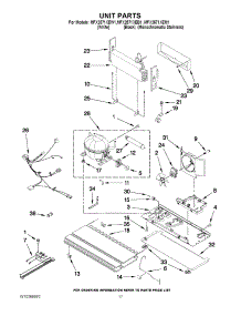 09 - Unit Parts parts for Maytag Refrigerator MFX2571XEW1 / from AppliancePartsPros.com