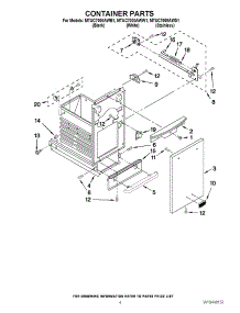 04 - Container Parts parts for Maytag Compactor MTUC7000AWS1 / from AppliancePartsPros.com