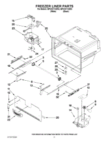 06 - Freezer Liner Parts parts for Maytag Refrigerator MFX2571XEW3 / from AppliancePartsPros.com