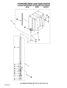 03 - Powerscrew And Ram Parts parts for Maytag Compactor MTUC7000AWW1 / from AppliancePartsPros.com