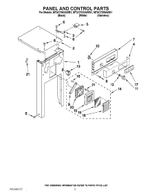 05 - Panel And Control Parts parts for Maytag Compactor MTUC7000AWW1 / from AppliancePartsPros.com