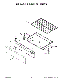 05 - Drawer & Broiler Parts parts for Maytag Range MGR7661WB3 / from AppliancePartsPros.com