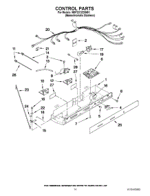 10 - Control Parts parts for Maytag Refrigerator MSF22C2EXM01 / from AppliancePartsPros.com