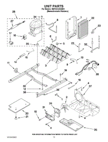 11 - Unit Parts parts for Maytag Refrigerator MSF22C2EXM01 / from AppliancePartsPros.com