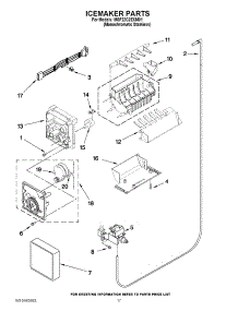 12 - Icemaker Parts parts for Maytag Refrigerator MSF22C2EXM01 / from AppliancePartsPros.com