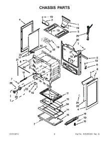 04 - Chassis Parts parts for Maytag Range MGR7661WS3 / from AppliancePartsPros.com