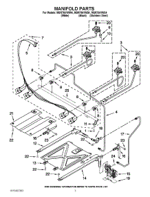 03 - Manifold Parts parts for Maytag Range MGR7661WS4 / from AppliancePartsPros.com