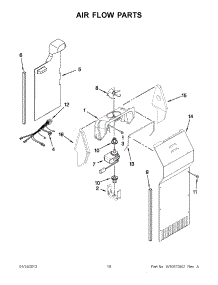 09 - Air Flow Parts parts for Maytag Refrigerator MSF22D4XAM00 / from AppliancePartsPros.com