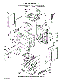 04 - Chassis Parts parts for Maytag Range MGR7661WW4 / from AppliancePartsPros.com