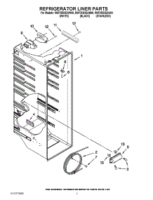 02 - Refrigerator Liner Parts parts for Maytag Refrigerator MSF25D2EAB00 / from AppliancePartsPros.com