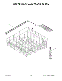 09 - Upper Rack And Track Parts parts for Maytag Dishwasher MDB7759SAS3 / from AppliancePartsPros.com