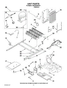 09 - Unit Parts parts for Maytag Refrigerator MSF25D2EAS01 / from AppliancePartsPros.com