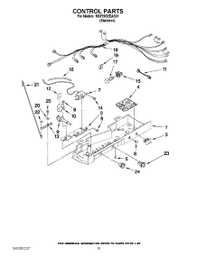 11 - Control Parts parts for Maytag Refrigerator MSF25D2EAS01 / from AppliancePartsPros.com