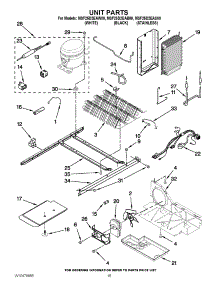 09 - Unit Parts parts for Maytag Refrigerator MSF25D2EAW00 / from AppliancePartsPros.com