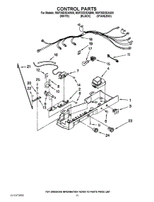 11 - Control Parts parts for Maytag Refrigerator MSF25D2EAW00 / from AppliancePartsPros.com