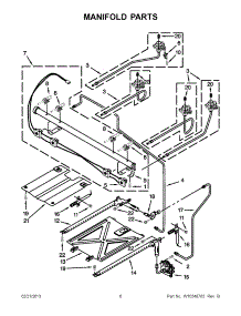03 - Manifold Parts parts for Maytag Range MGR7662WQ2 / from AppliancePartsPros.com