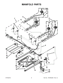 03 - Manifold Parts parts for Maytag Range MGR7662WQ4 / from AppliancePartsPros.com