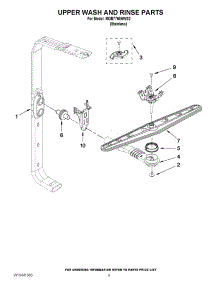 07 - Upper Wash And Rinse Parts parts for Maytag Dishwasher MDB7760AWS2 / from AppliancePartsPros.com