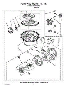 06 - Pump And Motor Parts parts for Maytag Dishwasher MDB7760SAS0 / from AppliancePartsPros.com