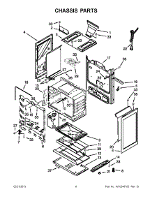 04 - Chassis Parts parts for Maytag Range MGR7662WW2 / from AppliancePartsPros.com