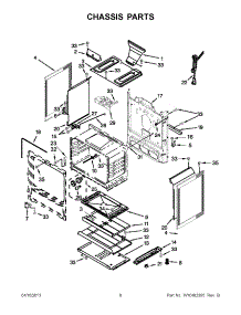 04 - Chassis Parts parts for Maytag Range MGR7662WW4 / from AppliancePartsPros.com