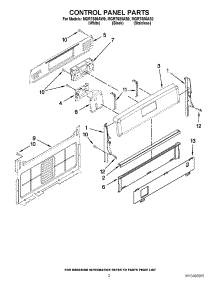 02 - Control Panel Parts parts for Maytag Range MGR7685AB0 / from AppliancePartsPros.com