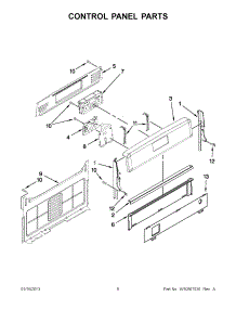 02 - Control Panel Parts parts for Maytag Range MGR7685AB1 / from AppliancePartsPros.com