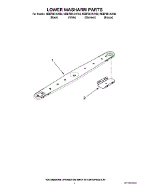 04 - Lower Washarm Parts parts for Maytag Dishwasher MDB7851AWQ2 / from AppliancePartsPros.com