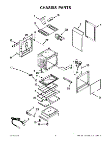 05 - Chassis Parts parts for Maytag Range MGR7685AS1 / from AppliancePartsPros.com