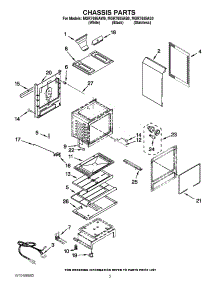 03 - Chassis Parts parts for Maytag Range MGR7685AW0 / from AppliancePartsPros.com