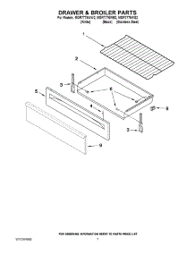 05 - Drawer & Broiler Parts parts for Maytag Range MGR7775WB2 / from AppliancePartsPros.com