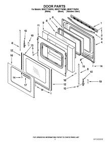 06 - Door Parts parts for Maytag Range MGR7775WS3 / from AppliancePartsPros.com