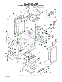 04 - Chassis Parts parts for Maytag Range MGR7775WW2 / from AppliancePartsPros.com